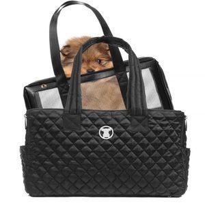 NEW Miso Pup Interchangeable Mesh Pet Carrier in Black - Airline Approved!